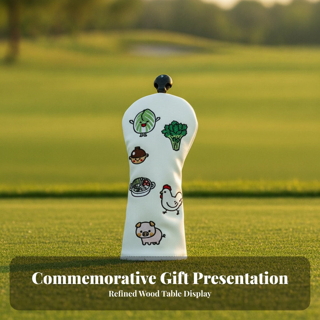 Golf Wood Headcover – Novelty PU Club Cover Universal Fit Golf Club Headcover PLUSH