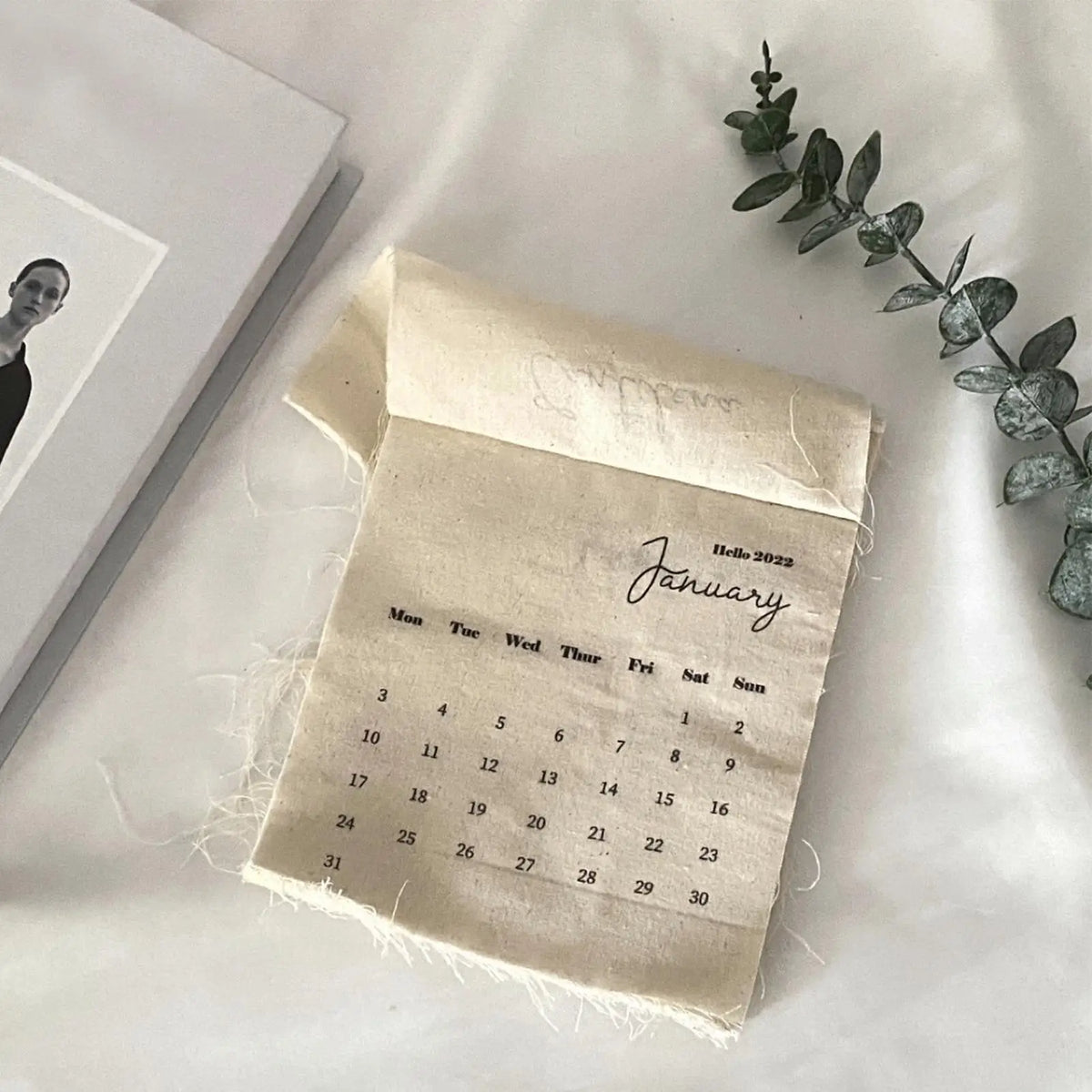 2026 Fabric Wall Calendar – Monthly Planner for Home Wall Calendar PLUSH