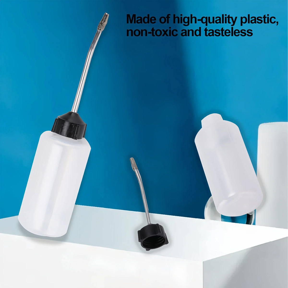 120ml Long Spout Oiler Bottle with Iron Tip – Precision Applicator Oil Applicator Bottle PLUSH