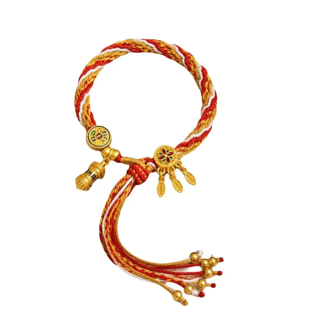 Multi-Color Adjustable Rope Bracelet – Vintage Animal Style Fashion Bracelet PLUSH Style 1