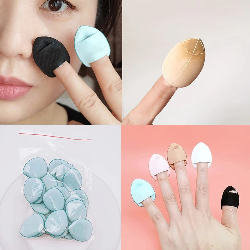 Mini Cosmetic Cushion Puff Set – Foundation & Concealer Sponge Makeup Sponge Puff PLUSH