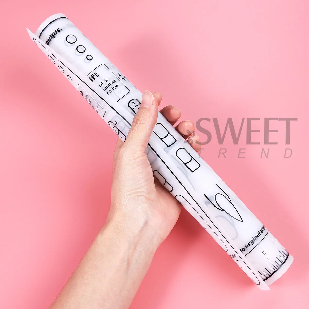 Silicone Nail Practice Mat & Liner Pen Set | Manicure Training Nail Art Practice Set PLUSH