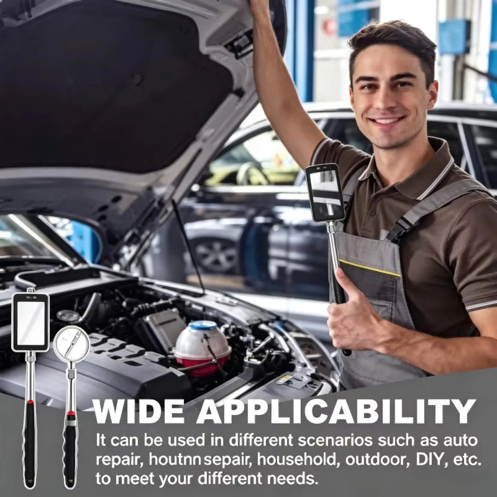 Telescopic Magnetic Pickup Stick & Inspection Mirror Tool Magnetic Pickup Tool PLUSH
