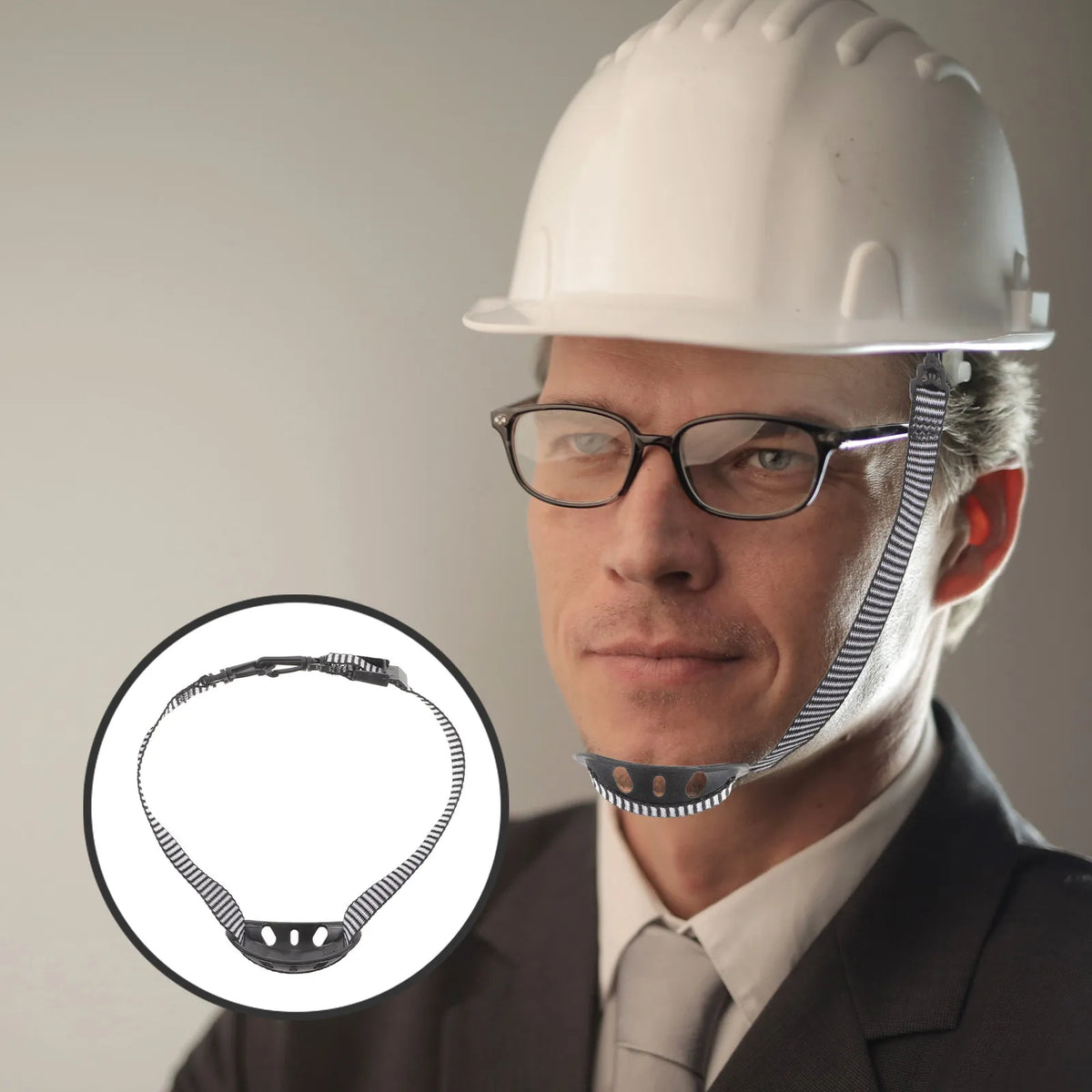 Universal Hard Hat Chin Strap Replacement – Adjustable Safety Hard Hat Accessory PLUSH Default Title
