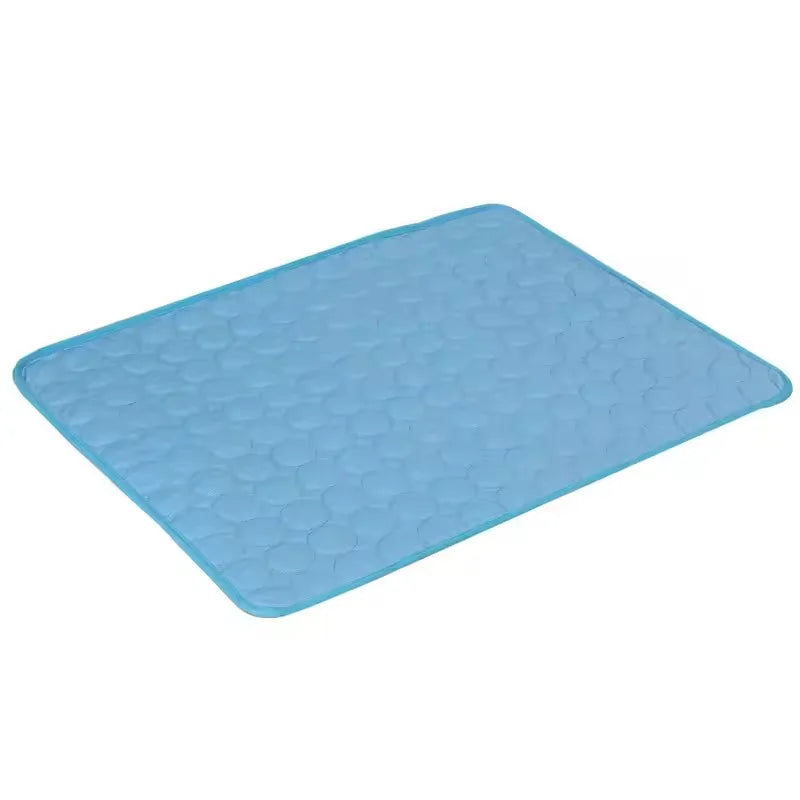 Pet Cool Mat – Breathable Mesh Dog & Cat Cooling Pad Pet Cooling Mat PLUSH Blue 55x70cm