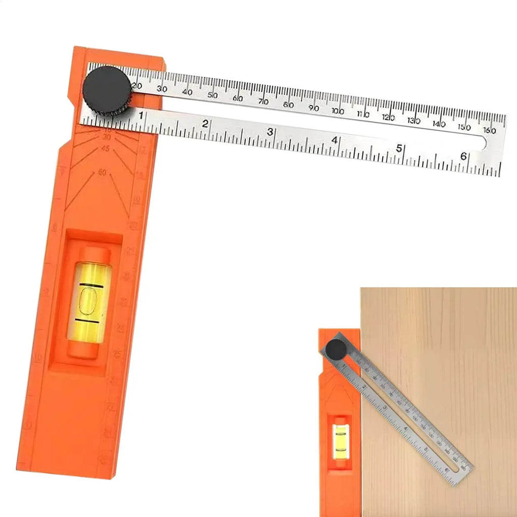 Adjustable Woodworking Marking Ruler – Multi-Angle Protractor Woodworking Marking Ruler PLUSH