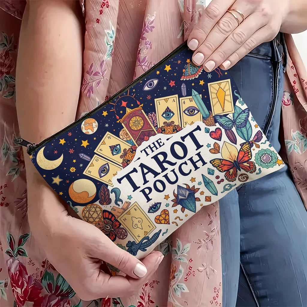 Tarot Makeup Bag – Zipper Pouch for Cosmetics & Jewelry Makeup Zipper Pouch PLUSH