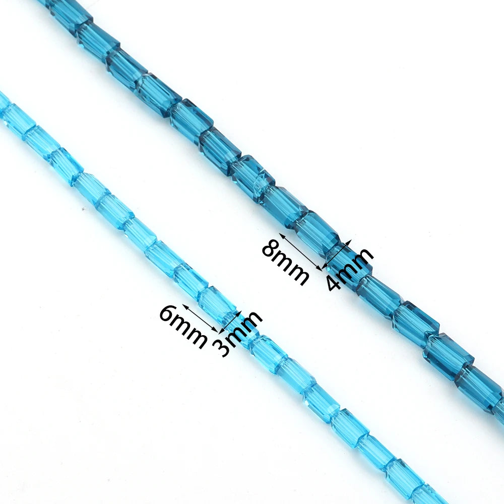 70-80pcs Cube Glass Spacer Beads – Colorful DIY Jewelry Glass Spacer Beads PLUSH