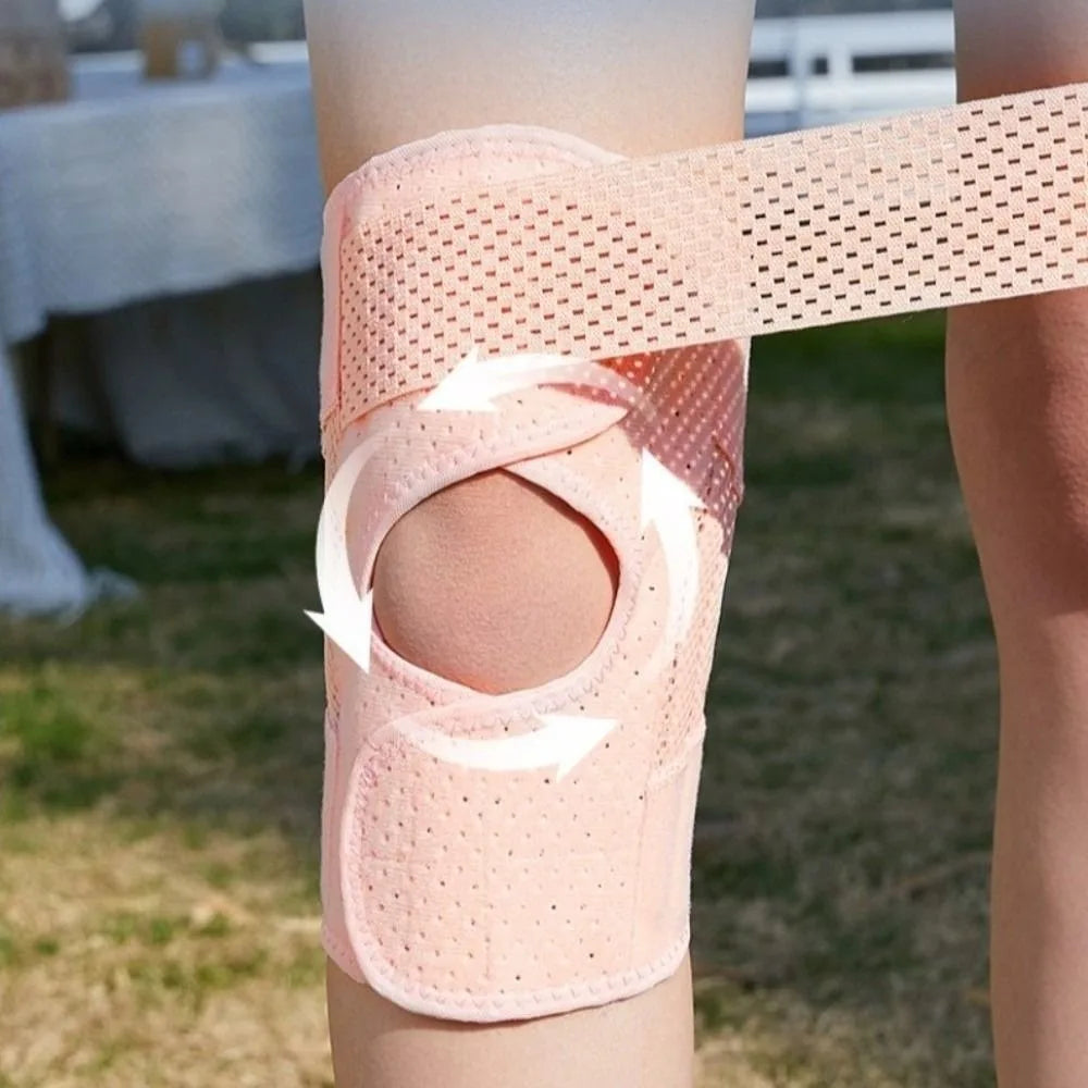 Adjustable Patella Knee Strap Brace – Breathable Sport Support Knee Support Brace PLUSH