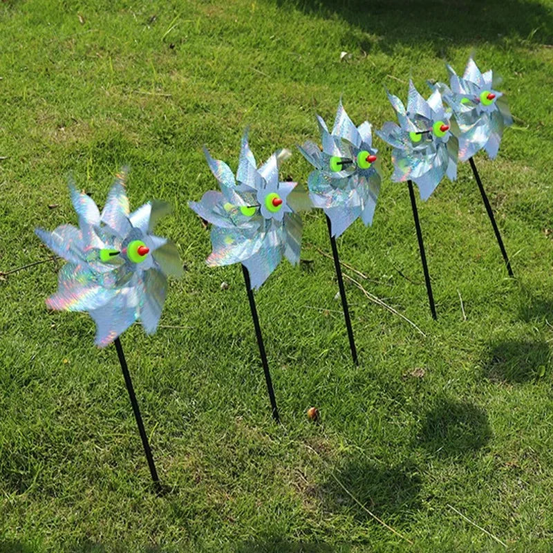 Reflective Bird Repeller Windmill Spinner – Garden Protection Bird Repeller Windmill PLUSH