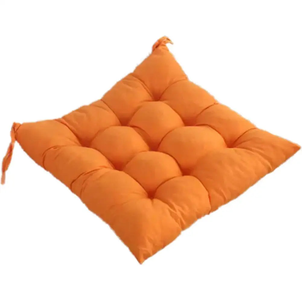 40x40cm Chenille Chair Cushion – Anti-Slip Tufted Seat Pad Chair Seat Cushion PLUSH F