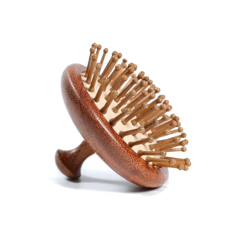 Wooden Scalp Massage Hair Brush – Air Cushion Hairbrush Scalp Massage Brush PLUSH Comb A