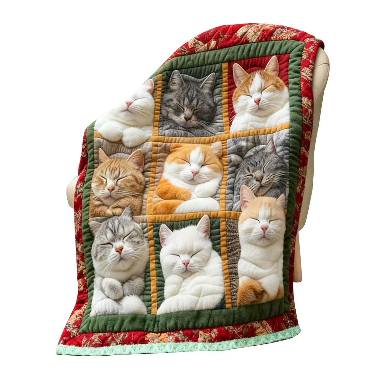 Cat Lover's Plush Fleece Throw Blanket – Sofa, Bed & Gift Fleece Throw Blanket PLUSH
