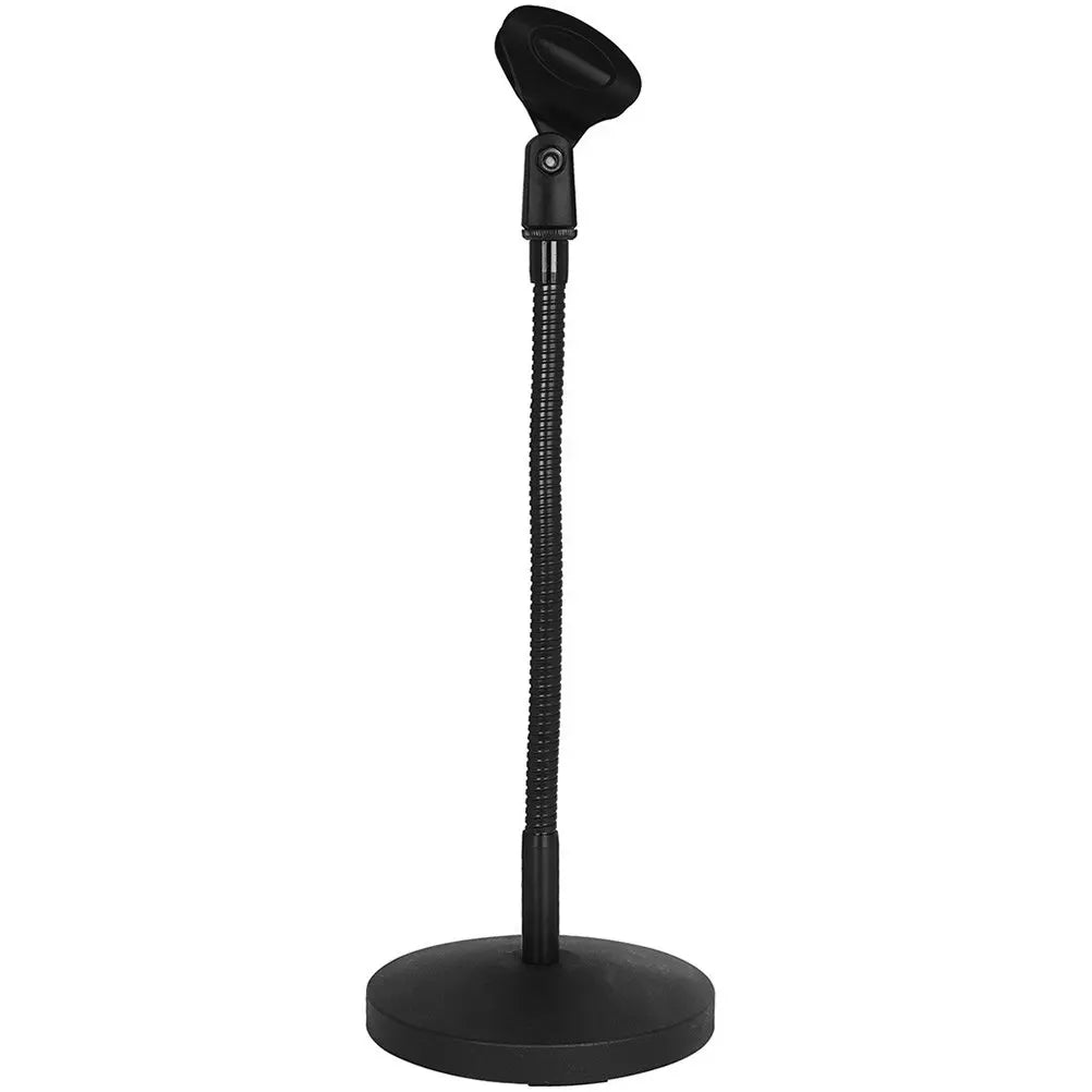 Foxnovo Adjustable Desktop Microphone Stand – Heavy-Duty Metal Desktop Microphone Stand PLUSH