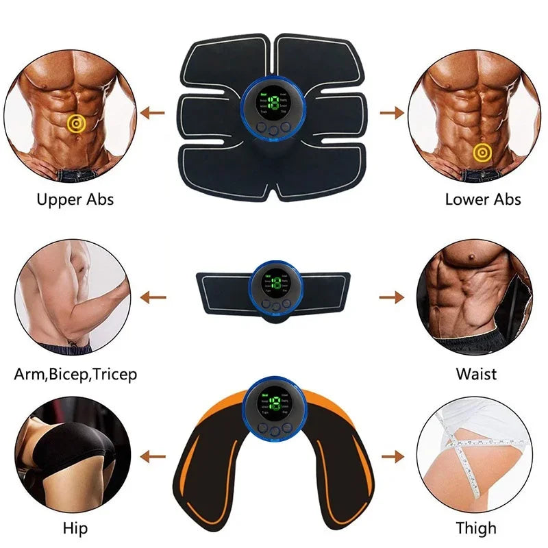 Wireless EMS Muscle Stimulator – Hip & Ab Toning Massager EMS Muscle Stimulator PLUSH