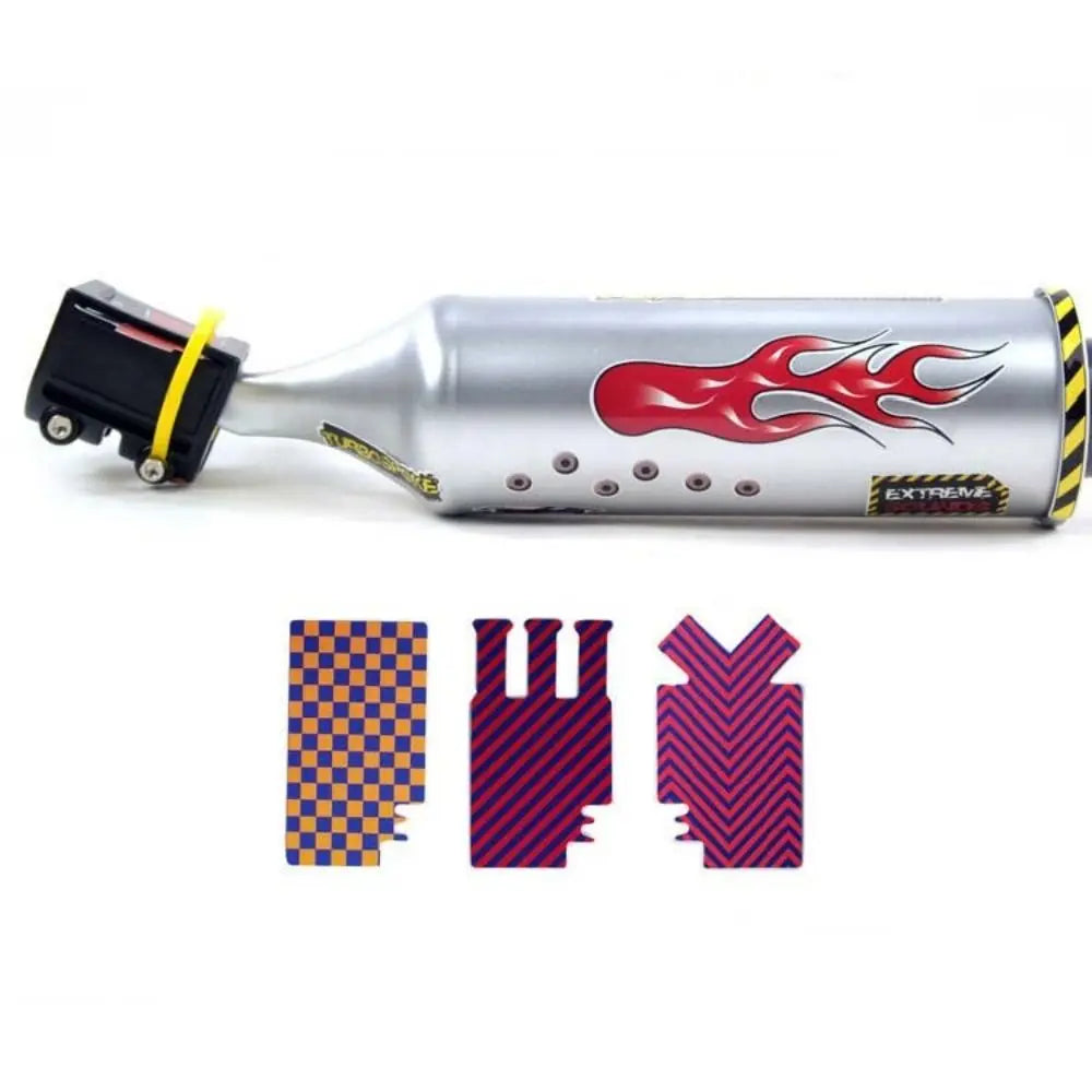 Bicycle Turbine Exhaust Pipe – 6 Motorcycle Sound Effects Bike Sound Accessory PLUSH