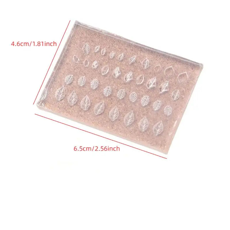 Silicone Mini Flower & Leaf Nail Art Mold – DIY Craft Nail Art Mold PLUSH