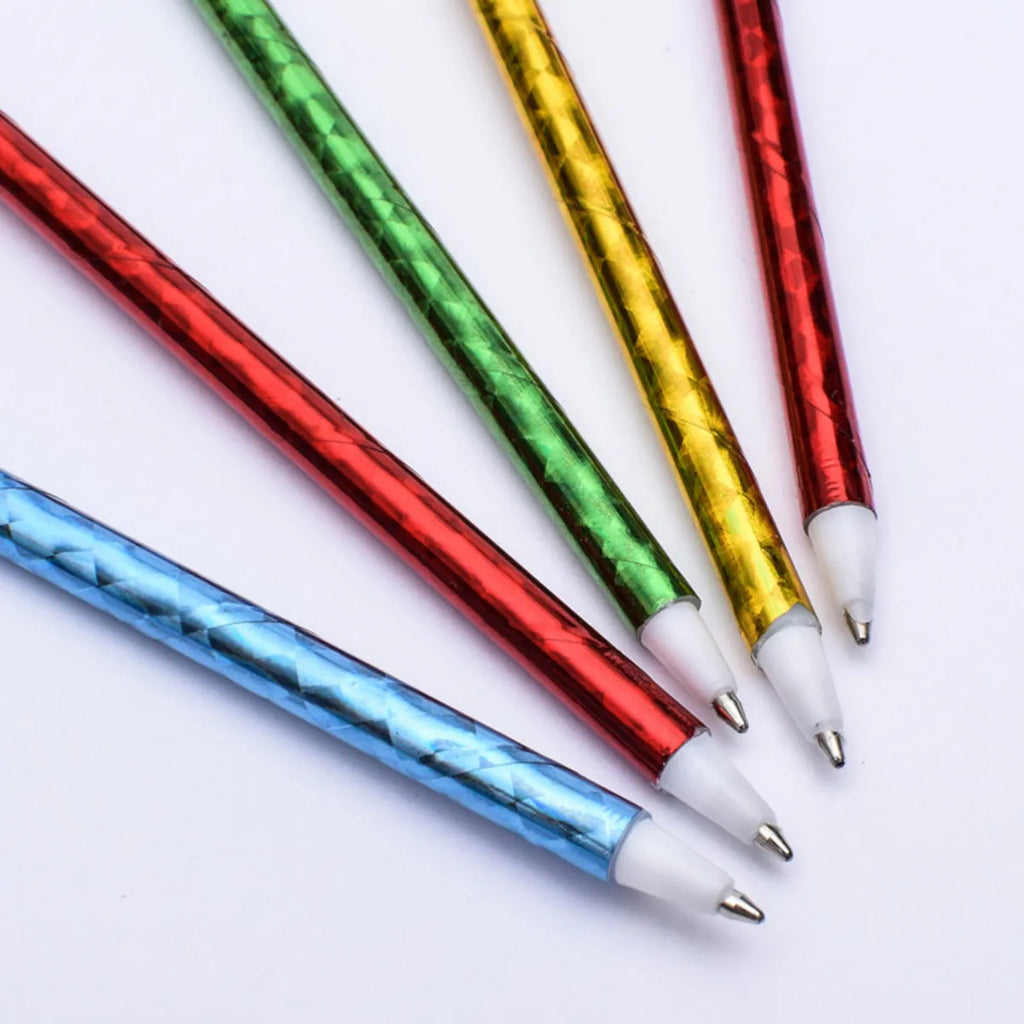 5pcs LED Santa Claus Luminous Pens – Christmas Party Props Novelty LED Pens PLUSH