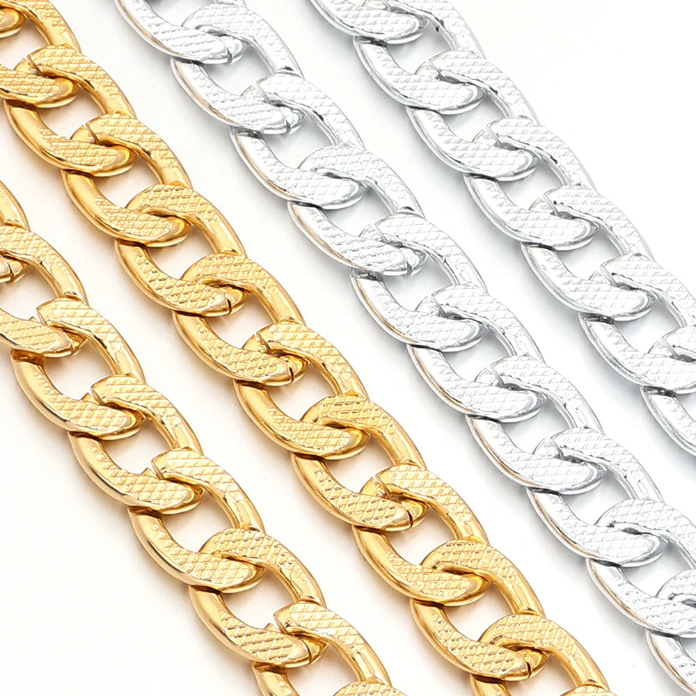 5 Yards Aluminum NK Flat Link Chain – DIY Jewelry & Bags Jewelry Making Chain PLUSH