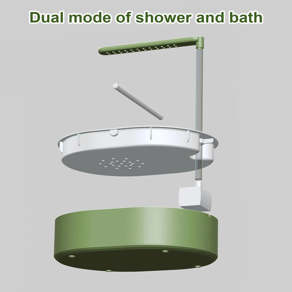 Automatic Circulating Bird Bath Tub for Parrots – Green Bird Bath Tub PLUSH