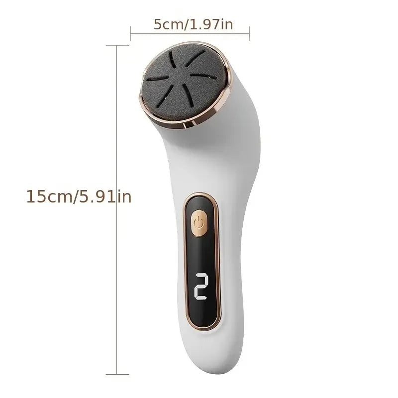 Rechargeable Electric Foot Polisher with Interchangeable Heads Electric Foot Polisher PLUSH