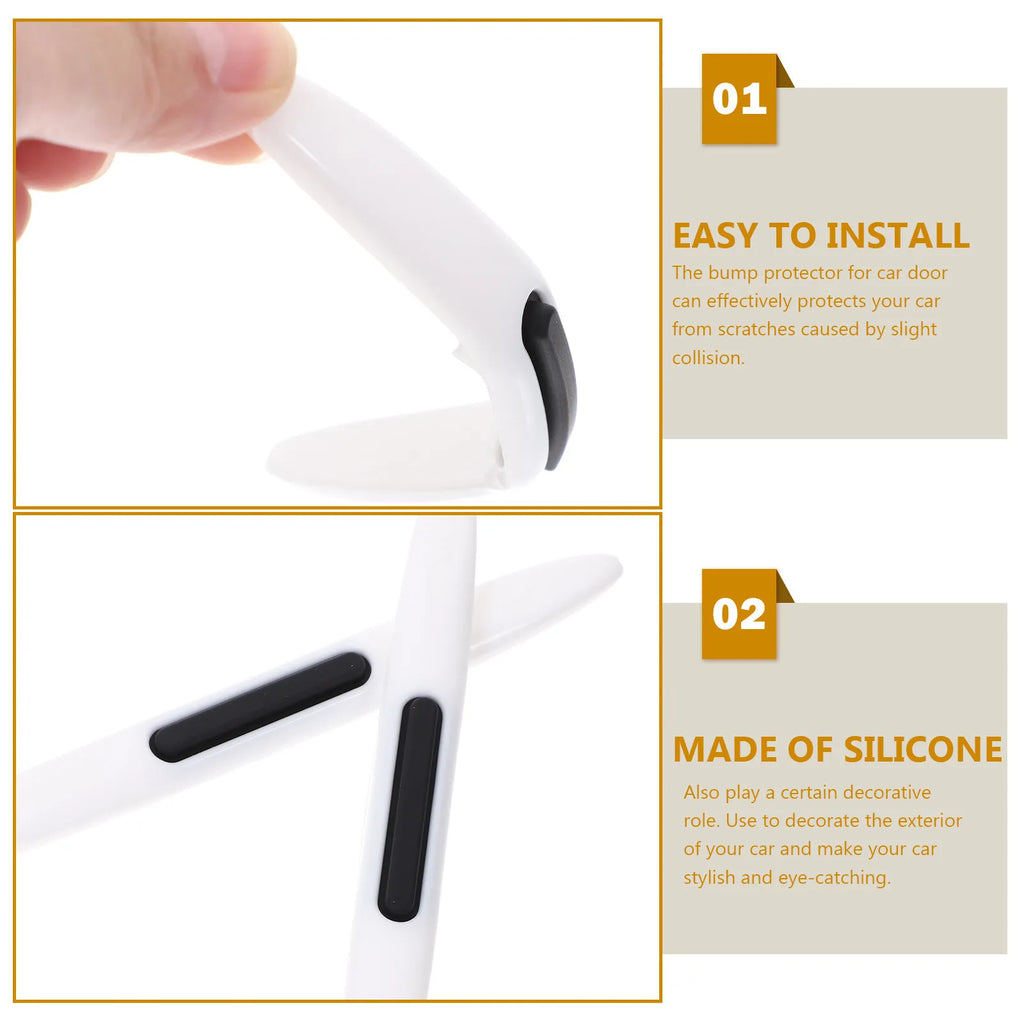 2-Pack Car Door Bumper Protector & Corner Guard Anti-Ding Car Door Guard PLUSH