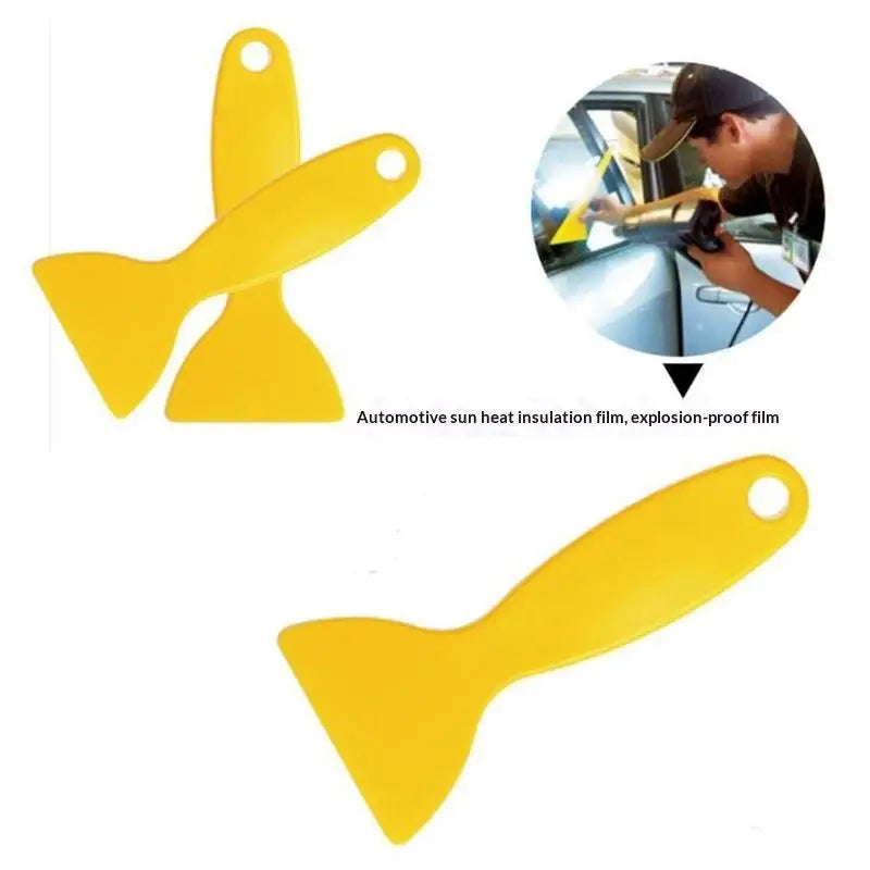 Yellow Triangular Squeegee – Car Window Tint Film Tool Window Tint Tool PLUSH