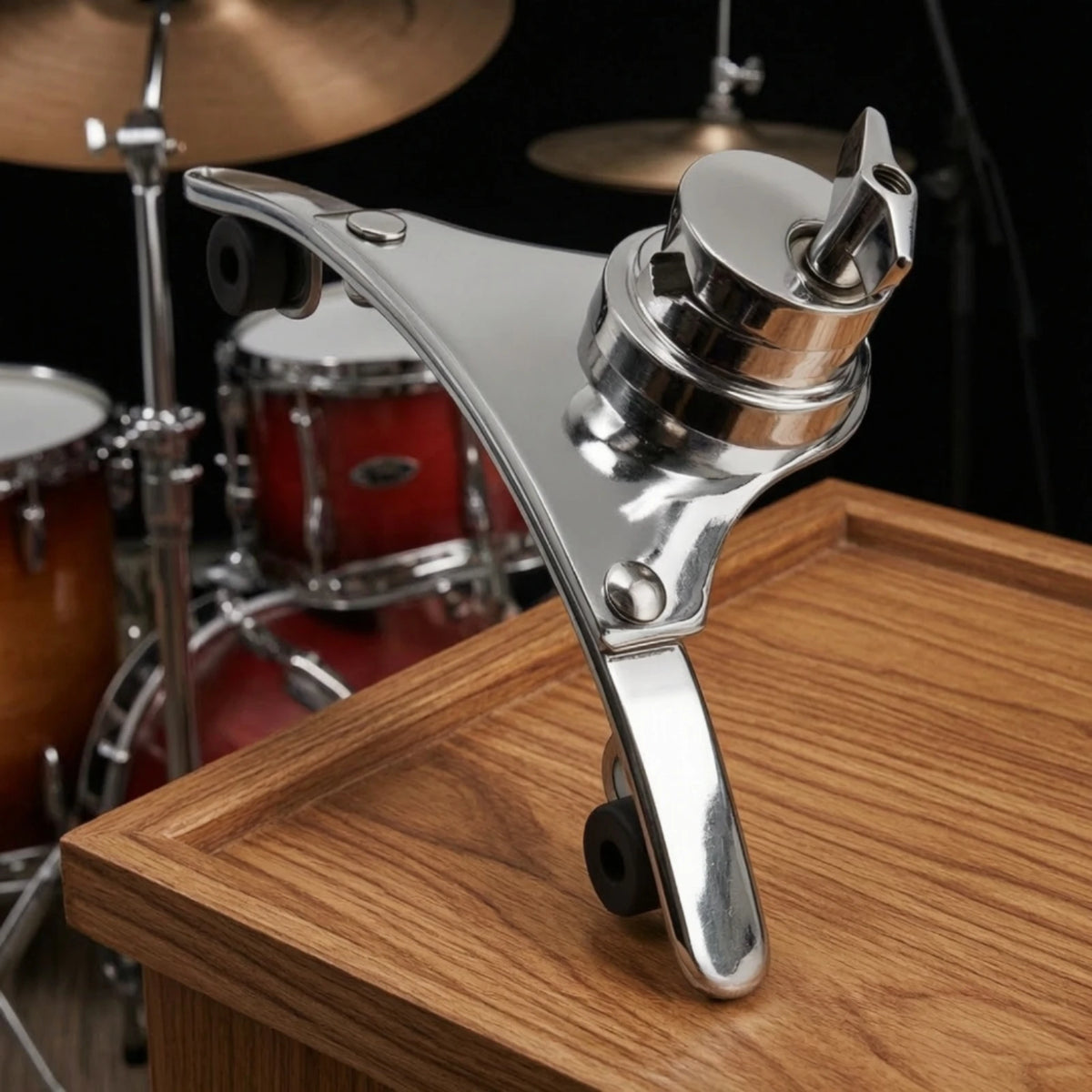Drum Mounting Hanger with Rubber Pads – Sturdy Tom Mount Drum Tom Mount PLUSH