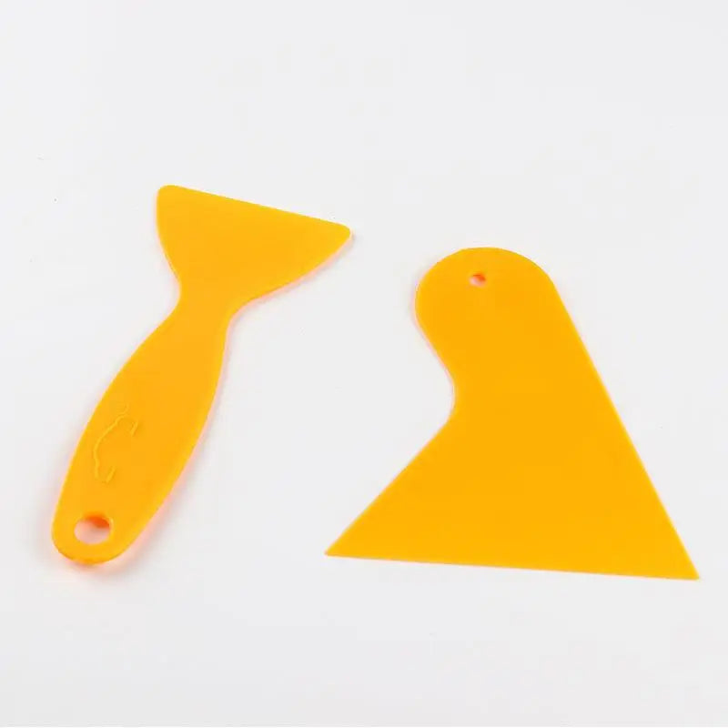 Yellow Triangular Squeegee – Car Window Tint Film Tool Window Tint Tool PLUSH one size A