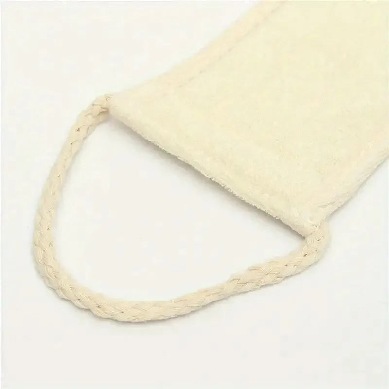 Exfoliating Body Scrubber – Long Bath Sponge with Strap Exfoliating Bath Sponge PLUSH