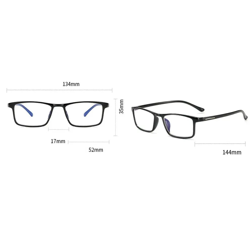 Ultralight Square Myopia Glasses – Anti-Reflective Unisex Frames Myopia Eyeglasses PLUSH