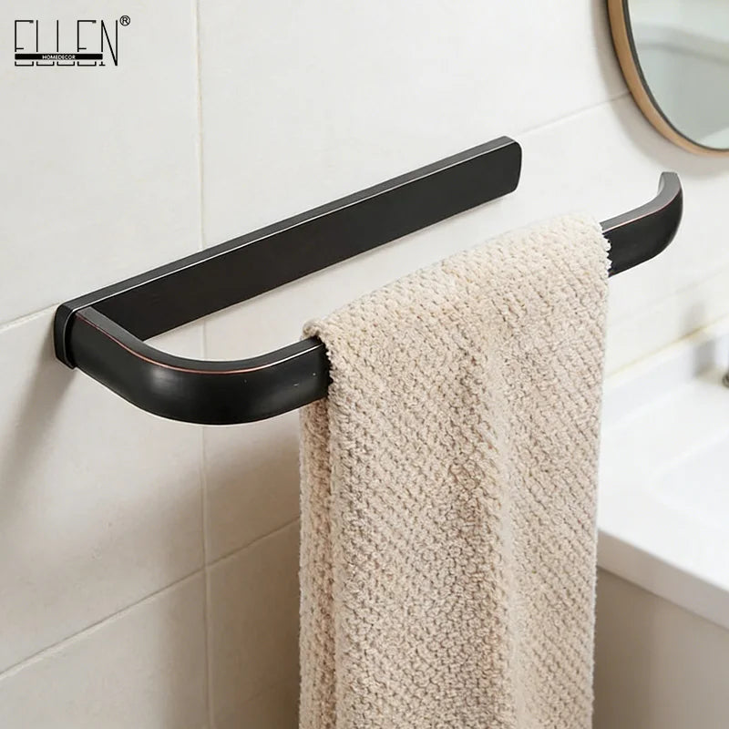 12-Inch Brass Wall Mounted Towel Bar – Rustproof Bathroom Rack Towel Bar PLUSH