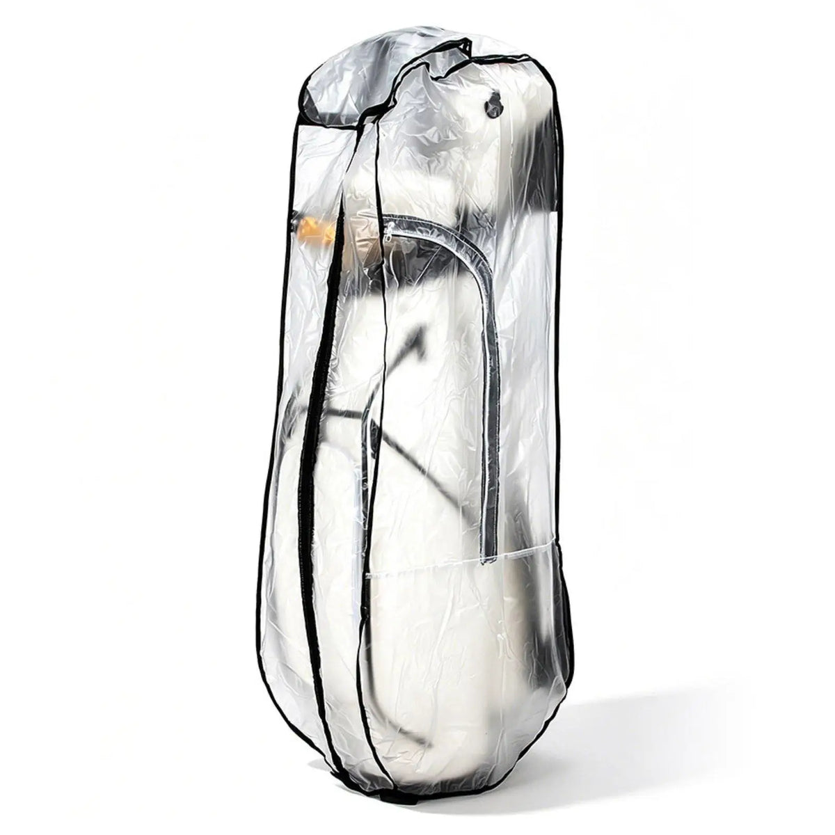 Tooyful Transparent PVC Golf Bag Rain Cover for Push Carts Golf Bag Rain Cover PLUSH