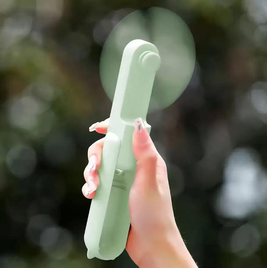 Portable USB Rechargeable Foldable Mini Handheld Fan – 3 Speeds Handheld Mini Fan PLUSH