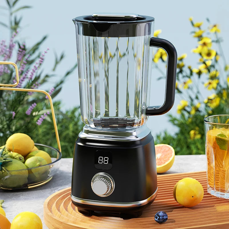 USB Portable Blender LED Display – Ice Crusher Smoothie Maker Portable Blender PLUSH black