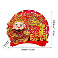 Caishen Nodding Head 2026 Chinese New Year Table Decoration Holiday Table Decoration PLUSH god of wealth