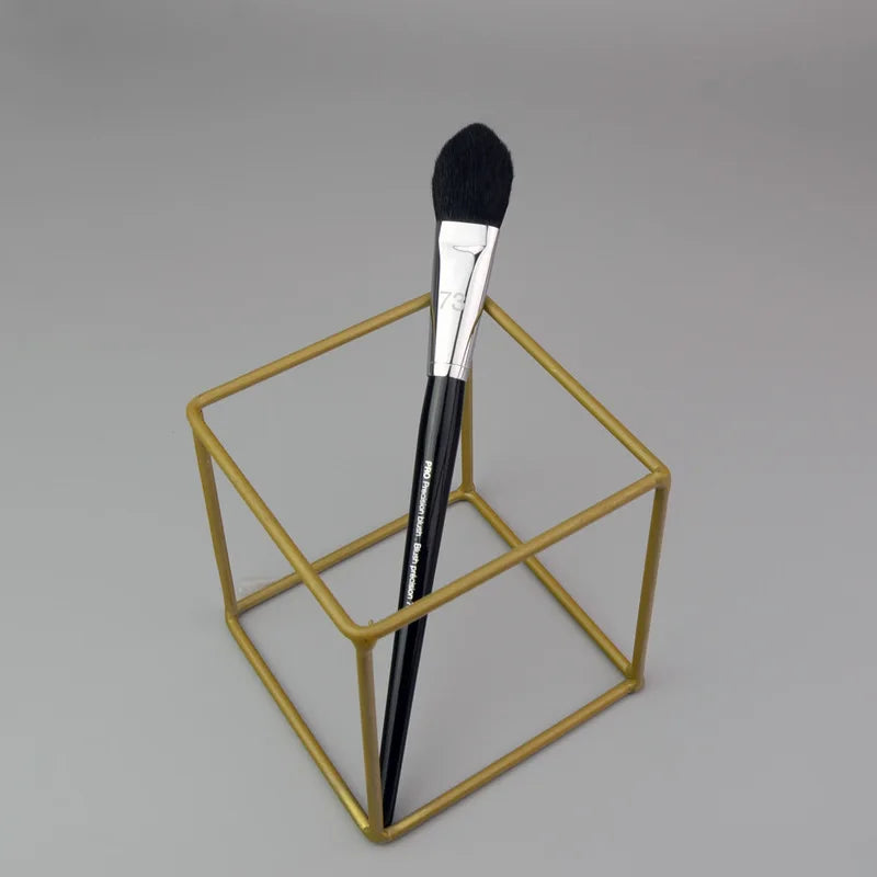 PLUSH No.73 Precision Flat Blush Brush – Soft Goat Hair Makeup Brush PLUSH