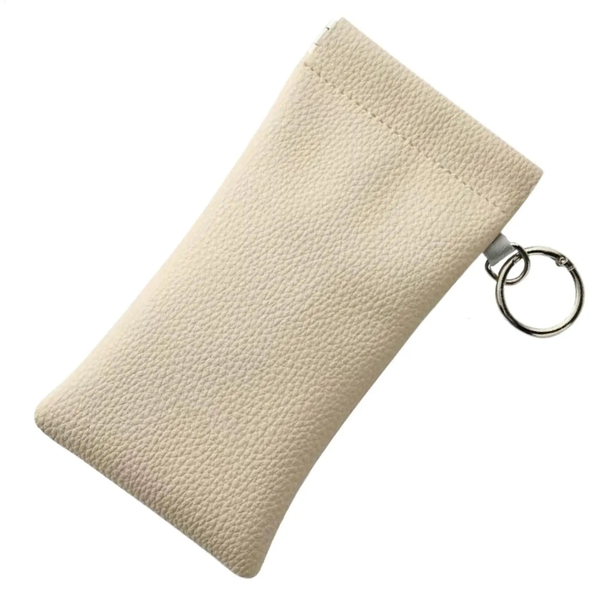 Portable PU Leather Sunglass Case with Clip & Magnetic Close Eyeglass Case PLUSH