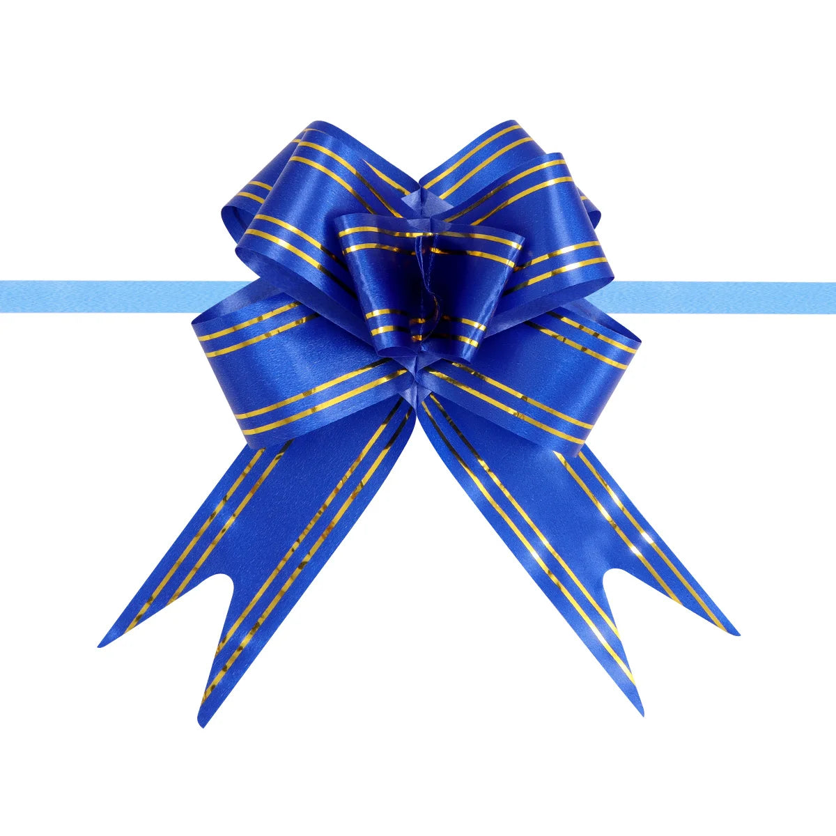 20pcs Pull Flower Bow Ribbons – Colorful Gift Wrap Decoration Gift Wrap Bows PLUSH Deep Blue