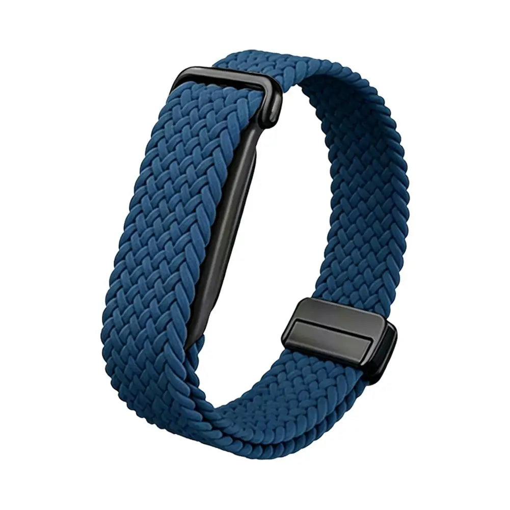 Braided Nylon Magnetic Band for Google Fitbit Air – 18mm Fitness Tracker Band PLUSH C