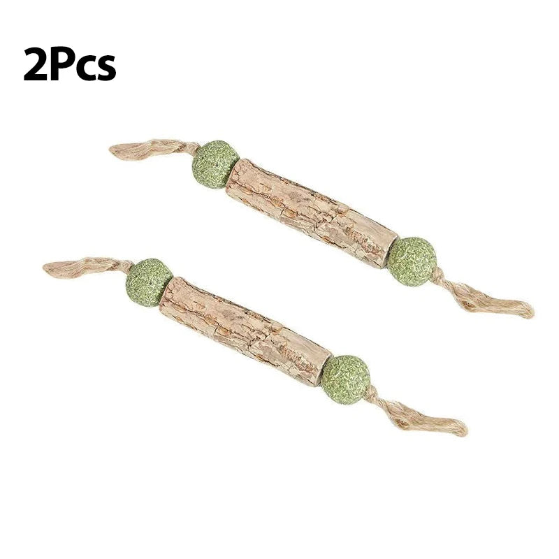 Natural Catnip Molar Stick – Cat Dental Chew Toy & Snack Cat Chew Toy PLUSH 2Pcs