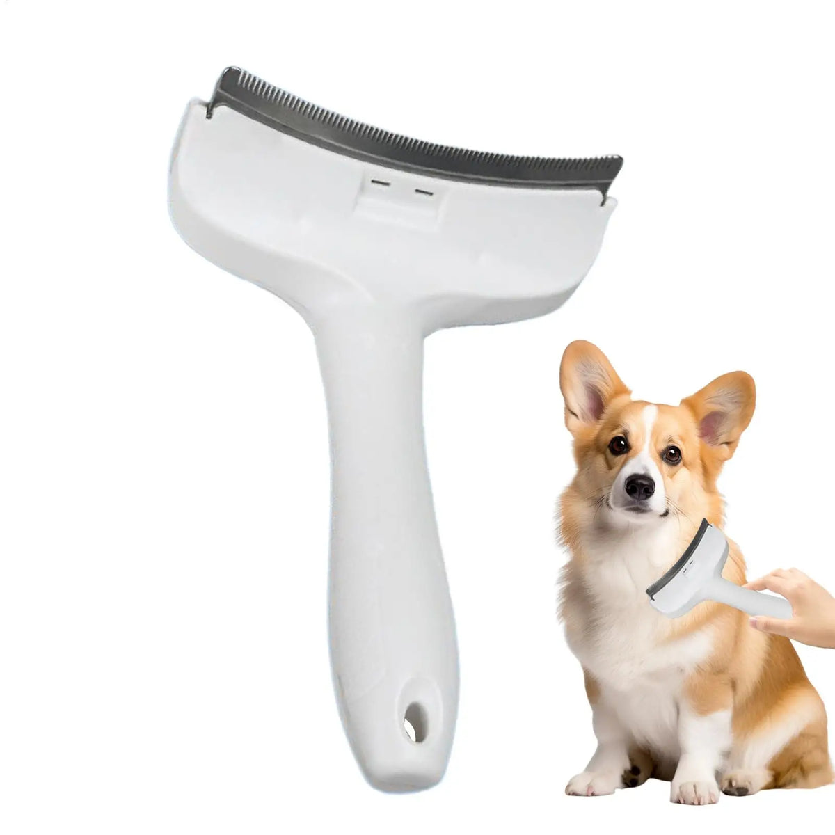 Self-Cleaning Pet Dematting Comb for Cats & Dogs Pet Grooming Comb PLUSH