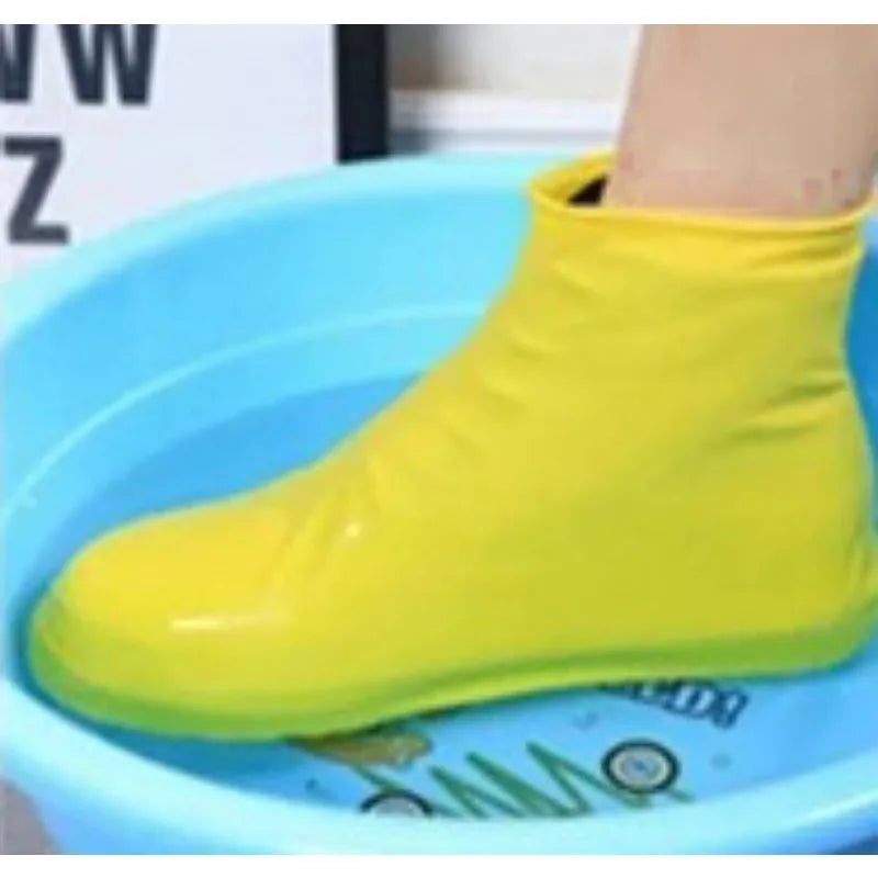 Silicone Waterproof Shoe Covers – Non-Slip Reusable Rain Overshoes Rain Shoe Covers PLUSH