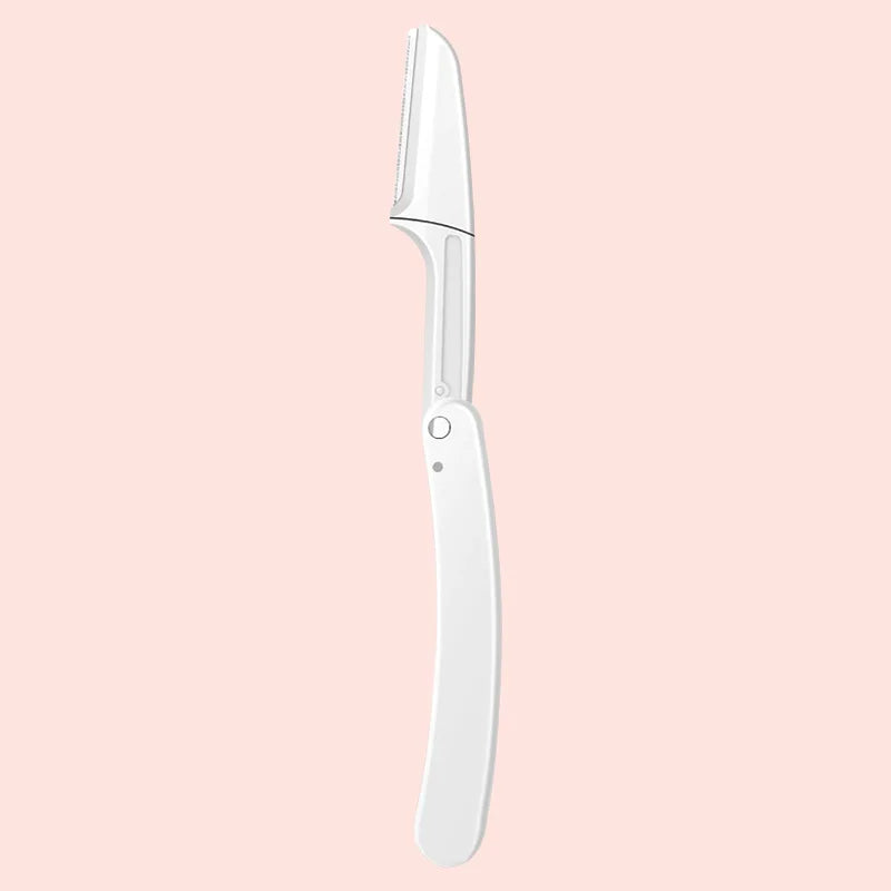 Folding Face Razor & Eyebrow Trimmer for Women – 1pc Eyebrow Trimmer Razor PLUSH