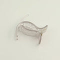 Frosted Acrylic Round Hair Claw Clip – Shark Clip Barrette Hair Claw Clip PLUSH 3