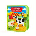 Farm Felt Busy Book for Toddlers – Montessori Learning Ages 1–3 Felt Activity Book PLUSH Felt bag