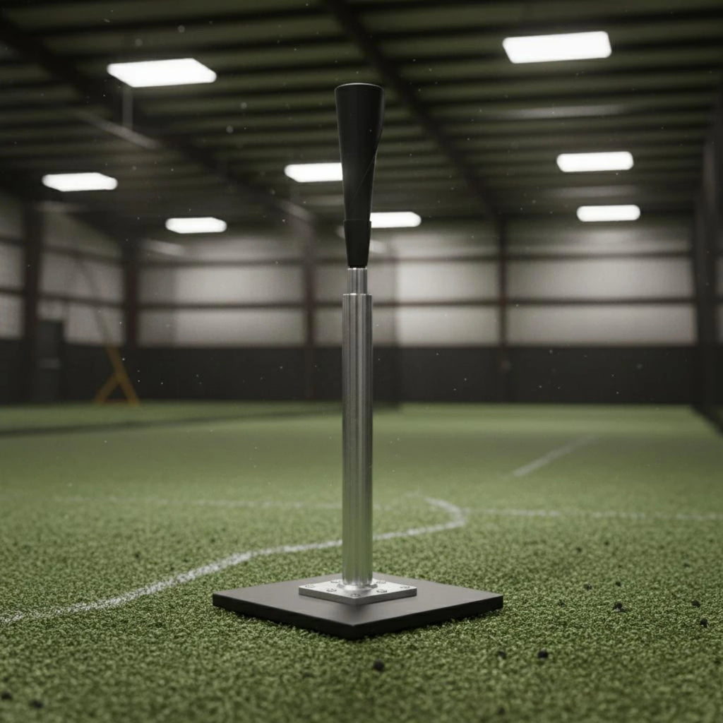 Height Adjustable Baseball Batting Tee – Heavy Base Rubber Top Baseball Batting Tee PLUSH