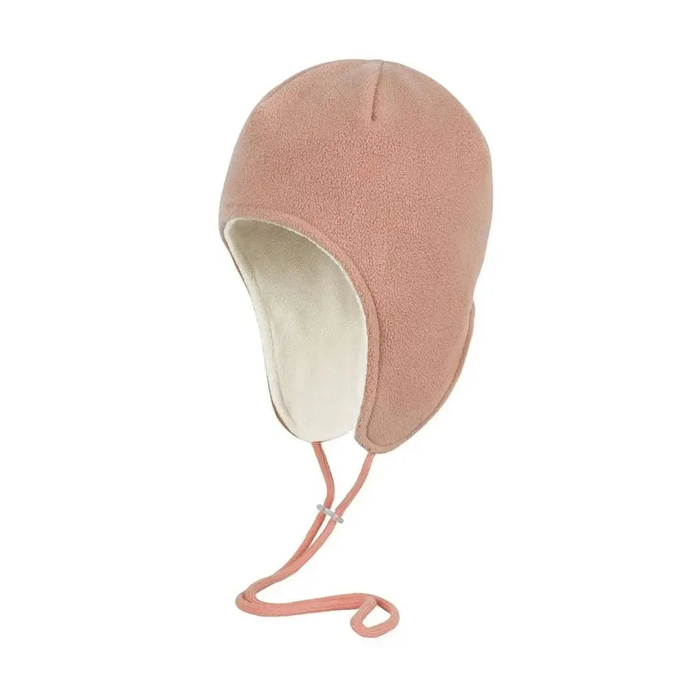 Windproof Fleece Ear Flap Hat – Adjustable Unisex Winter Cap Fleece Ear Flap Hat PLUSH Pink