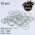5-Piece Colorful Dreadlock Beads – Wooden Hair Rings & Cuffs