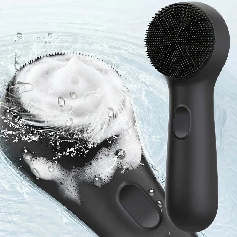 Sonic Silicone Facial Cleansing Brush – USB Rechargeable Facial Cleansing Brush PLUSH